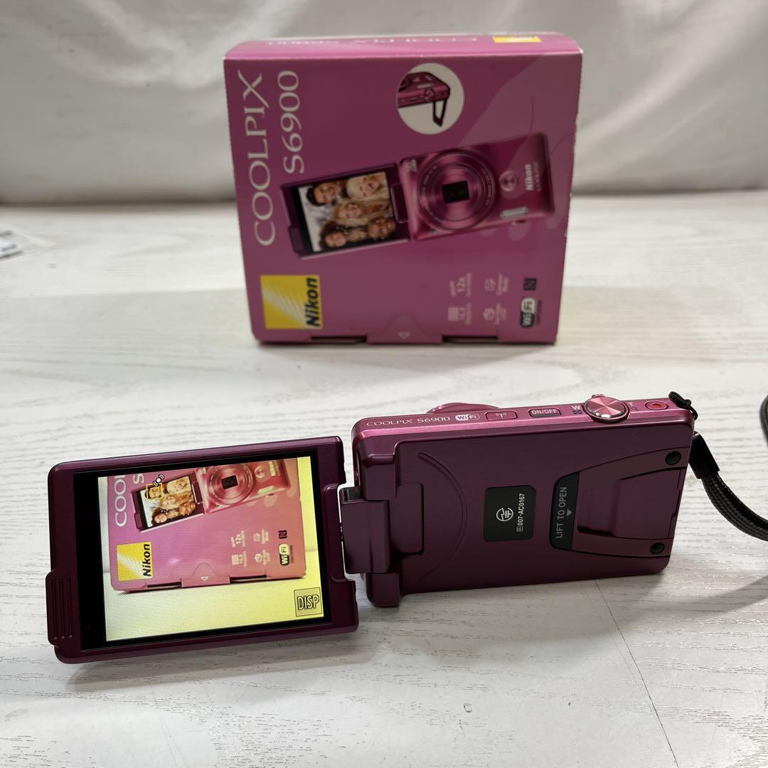 Nikon Coolpix S6900 Bright Pink - 12x Zoom Camera