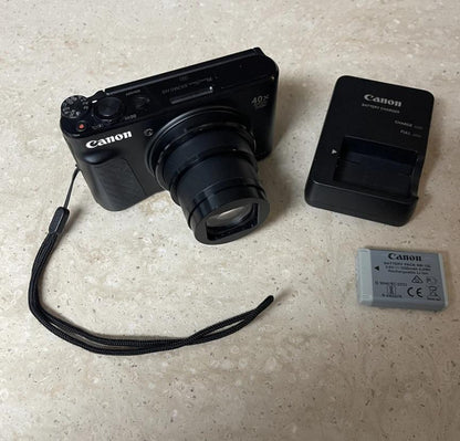 Canon PowerShot SX740 HS 4K 20.3 MP Digital Camera Bundle – Black