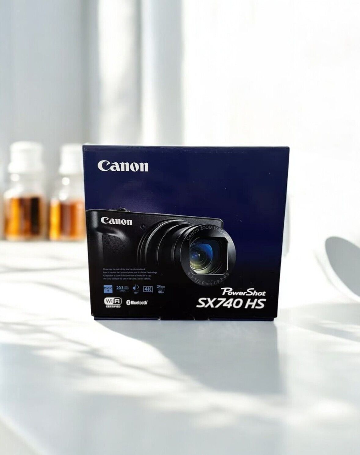 Canon PowerShot SX740 HS 20.3MP 4K Digital Camera – Black (Brand New, Ships Today!)